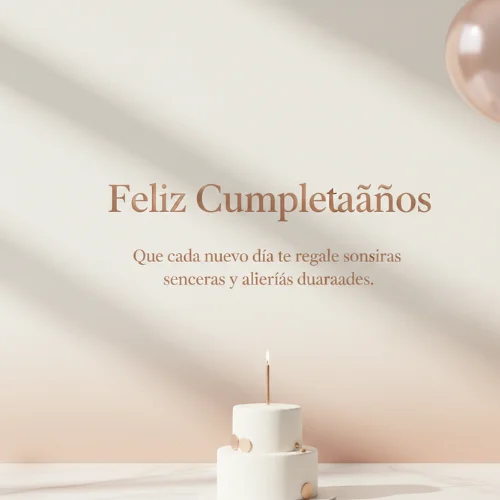 Felicitaciones de Cumpleaños para una Hermana con Deseos Especiales