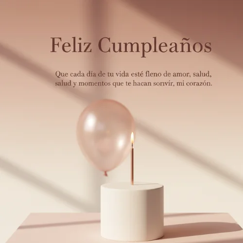 Feliz Cumpleaños Amor de mi Corazón