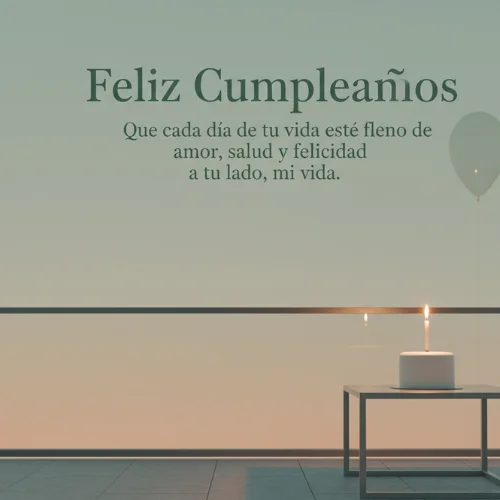 Feliz Cumpleaños Amor de mi Vida