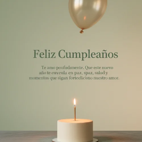 Feliz Cumpleaños Amor te Amo 