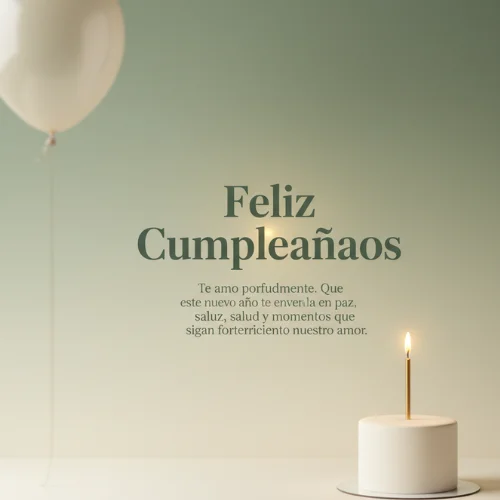 Feliz Cumpleaños Amor te Amo 