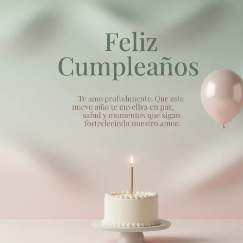 Feliz Cumpleaños Amor te Amo 