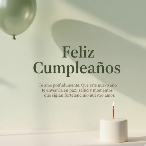 Feliz Cumpleaños Amor te Amo