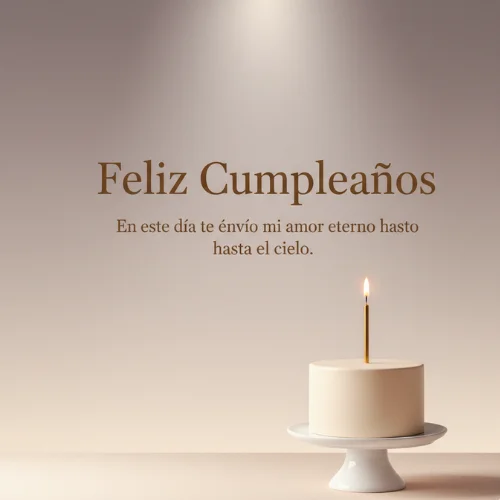Feliz Cumpleaños Hasta el Cielo Mamá 