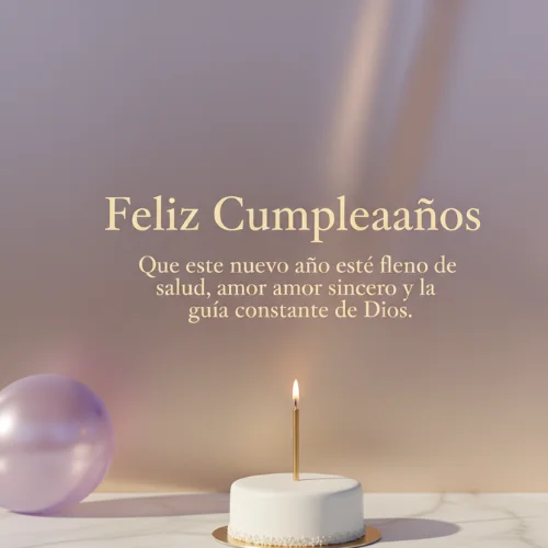 Feliz Cumpleaños Hermana, Dios te Bendiga con Mensajes de Fe