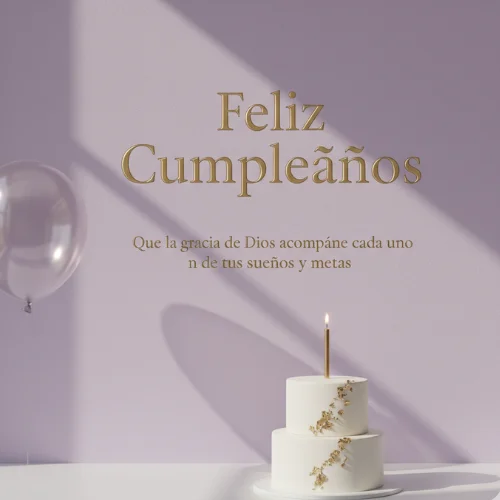 Feliz Cumpleaños Hermana, Dios te Bendiga con Mensajes de Fe