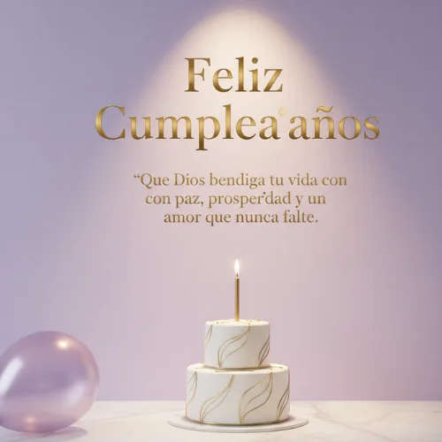 Feliz Cumpleaños Hermana, Dios te Bendiga con Mensajes de Fe