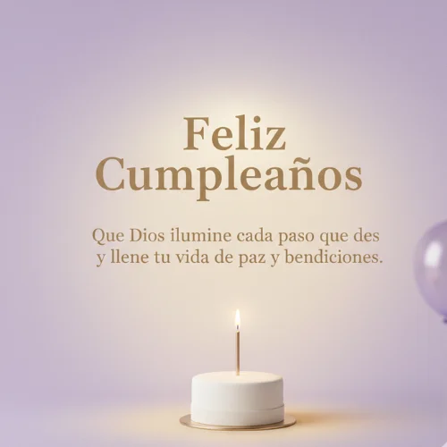 Feliz Cumpleaños Hermana, Dios te Bendiga con Mensajes de Fe