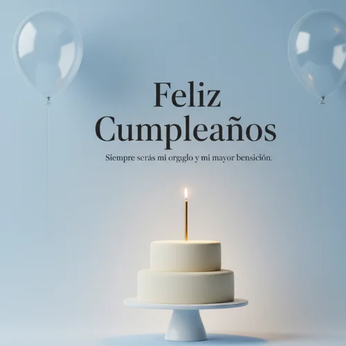 Feliz Cumpleaños Hijo de Mi Corazón