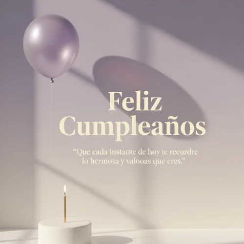 Feliz Cumpleaños Mujer Hermosa
