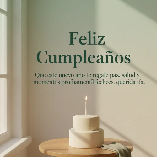 Feliz Cumpleaños a mi tía 