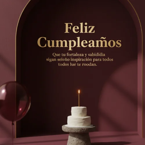 Feliz Cumpleaños a una Gran Mujer