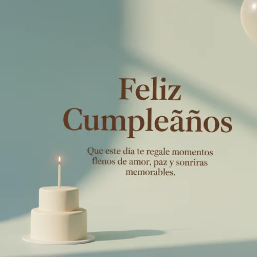 Feliz Cumpleaños a una tia 