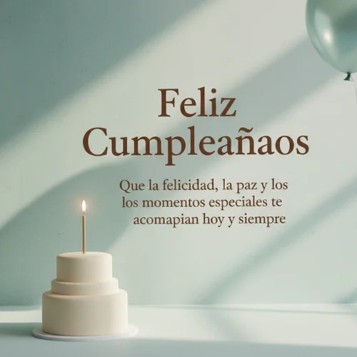 Feliz Cumpleaños a una tia