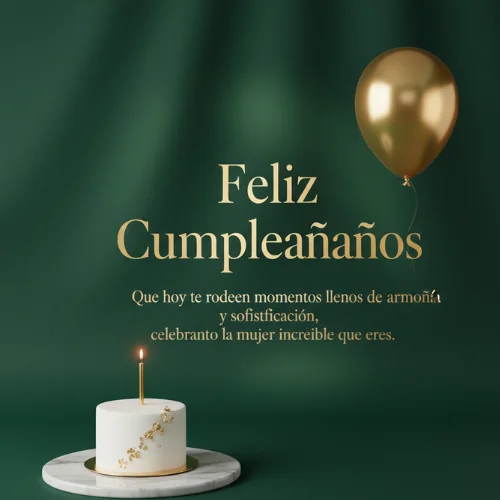 Feliz Cumpleaños para una Mujer Especial
