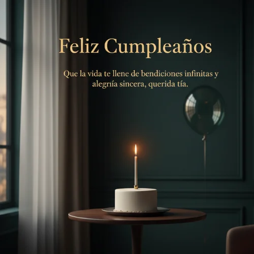 Feliz Cumpleaños tía Querida 