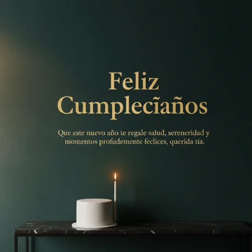 Feliz Cumpleaños tía Querida 