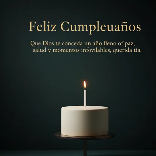Feliz Cumpleaños tía Querida 