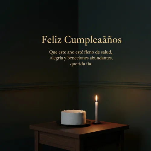 Feliz Cumpleaños tía Querida 