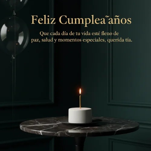 Feliz Cumpleaños tía Querida 