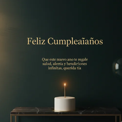 Feliz Cumpleaños tía Querida