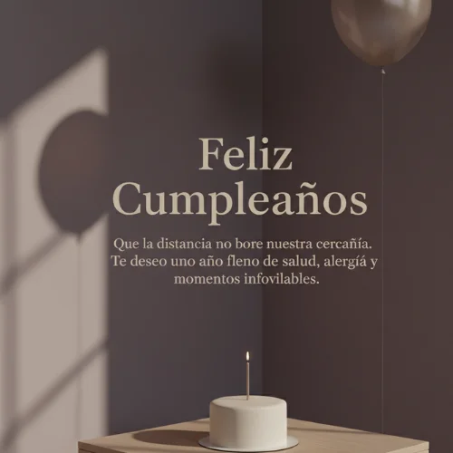 Feliz Cumpleaños tía a la Distancia 