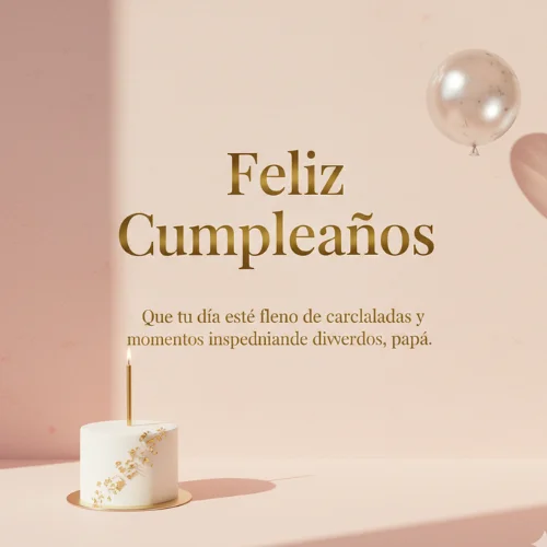 Gracioso Feliz Cumpleaños Papá (2)