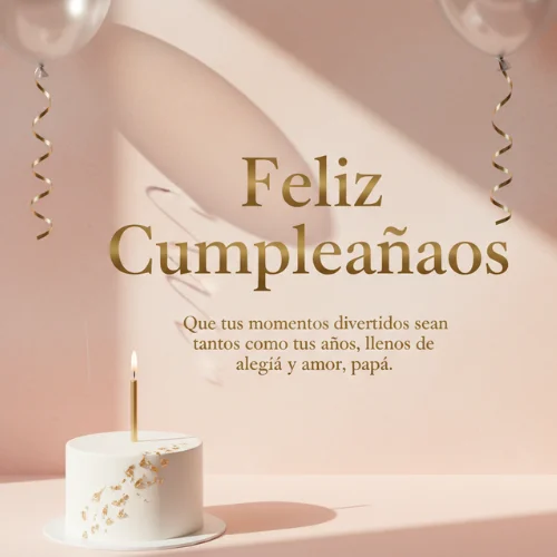 Gracioso Feliz Cumpleaños Papá 