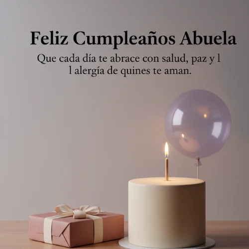 Feliz Cumpleaños Abuela