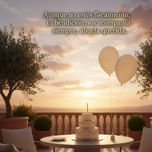 Feliz Cumpleaños Abuela Dios Te Bendiga