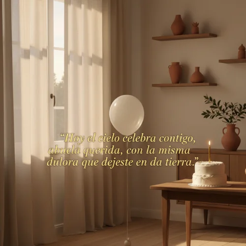 Feliz Cumpleaños Abuela Hasta el Cielo
