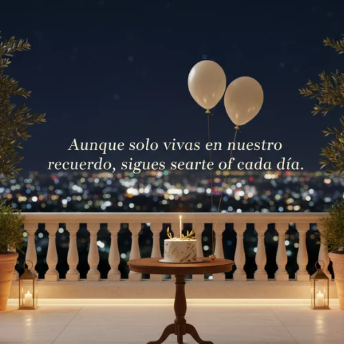 Feliz Cumpleaños Abuela en el Recuerdo