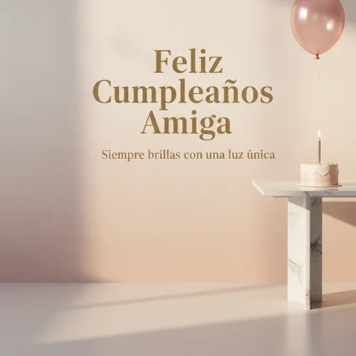 Feliz Cumpleaños Amiga