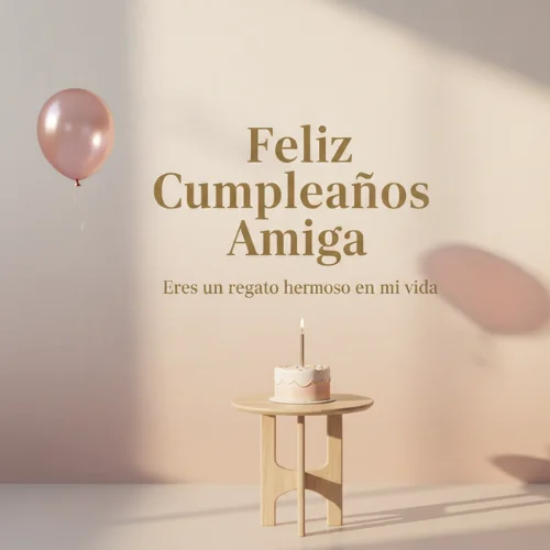 Feliz Cumpleaños Amiga