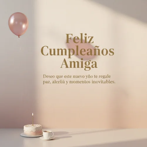 Feliz Cumpleaños Amiga
