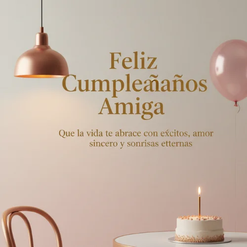 Feliz Cumpleaños Amiga
