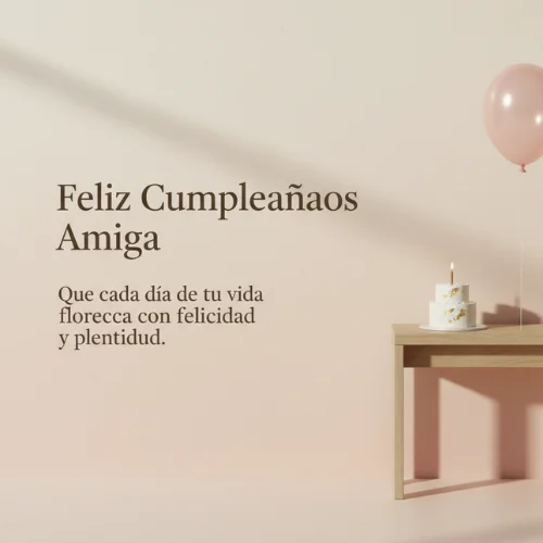 Feliz Cumpleaños Amiga