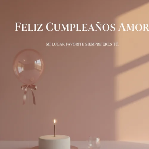 Feliz Cumpleaños Amor