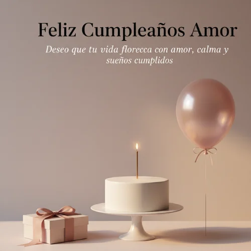 Feliz Cumpleaños Amor