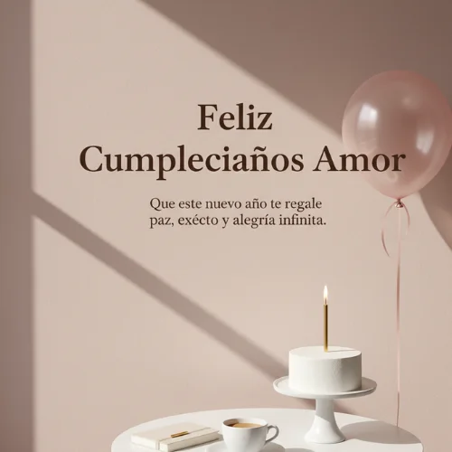 Feliz Cumpleaños Amor