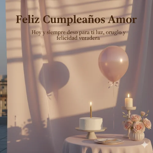 Feliz Cumpleaños Amor