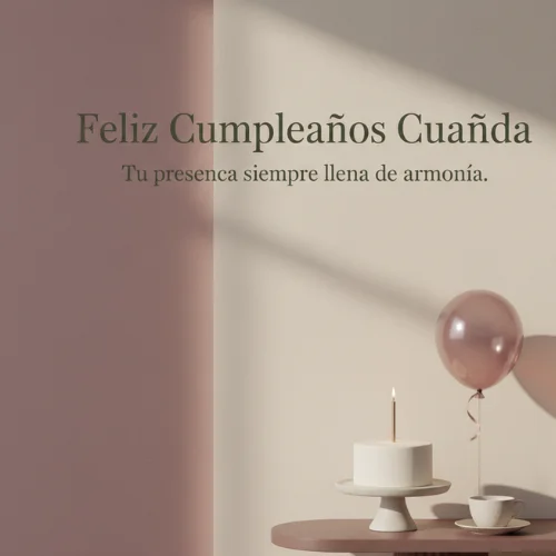 Feliz Cumpleaños Cuñada