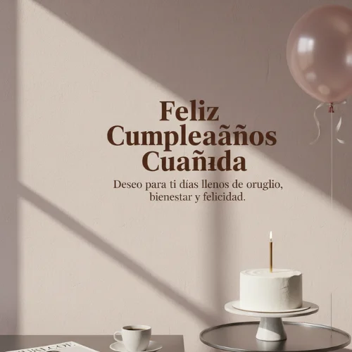 Feliz Cumpleaños Cuñada