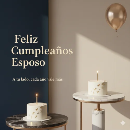 Feliz Cumpleaños Esposo