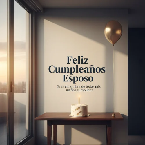 Feliz Cumpleaños Esposo