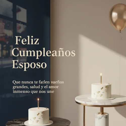Feliz Cumpleaños Esposo