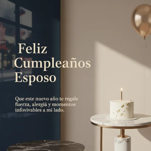 Feliz Cumpleaños Esposo