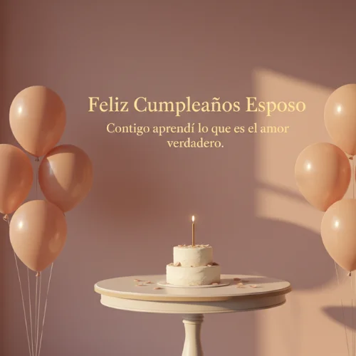 Feliz Cumpleaños Esposo Amor de Mi Vida