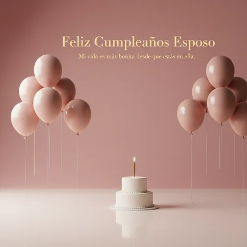 Feliz Cumpleaños Esposo Amor de Mi Vida
