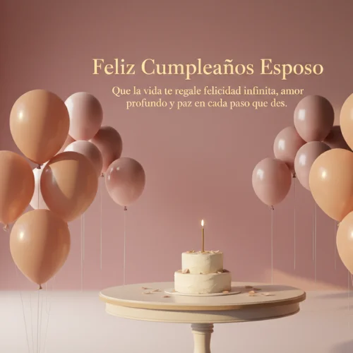 Feliz Cumpleaños Esposo Amor de Mi Vida